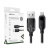 Кабель USB - Lightning Acefast C16-02 (2.4A, 1.2 м) Черный
