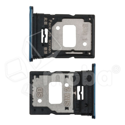 Держатель SIM для Xiaomi Mi 11 Lite/11 Lite 5G NE (M2101K9AG/2109119DG) Голубой