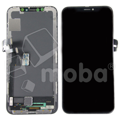 Дисплей для iPhone X (A1865/A1901) в сборе с тачскрином Черный - (Hard OLED, Full HD)
