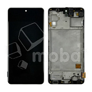 Дисплей для Samsung Galaxy M31s (M317F) модуль с рамкой Черный - OR Ref. (SP)