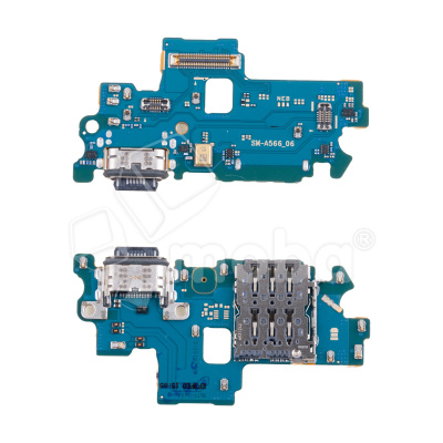 Шлейф для Samsung Galaxy A56 5G (A566B) плата системный разъем/разъем SIM/микрофон - Премиум