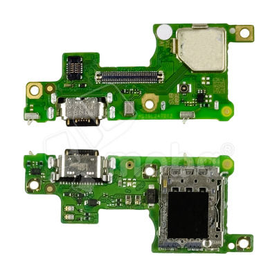 Шлейф для Tecno Spark 20 Pro+ (KJ7) плата на системный разъем/разъем SIM/микрофон - Премиум