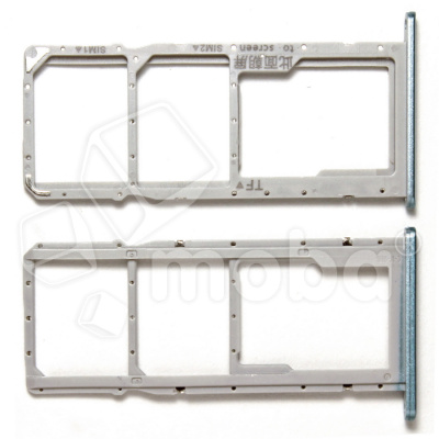 Держатель SIM для Huawei Honor 9A/Y6p/Y5p (MOA-LX9N/MED-LX9N/DRA-LX9) Голубой