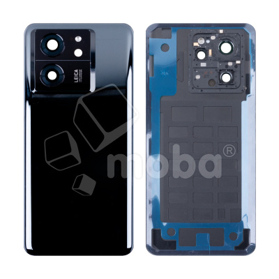 Задняя крышка для Xiaomi 13T/13T Pro (2306EPN60G/23078PND5G) Черный - Премиум