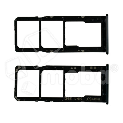 Держатель SIM для Samsung Galaxy A30s (A307F) Черный