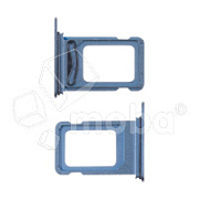 Держатель SIM для iPhone 15 Pro/15 Pro Max (2 Sim) (A3102/A3106) Синий