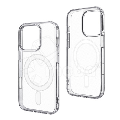 Чехол-накладка для iPhone 16 Pro (Magsafe, прозрачный)
