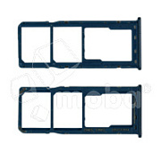 Держатель SIM для Samsung Galaxy A20/A30/A50/A70 (A205F/A305F/A505F/A705F) Синий